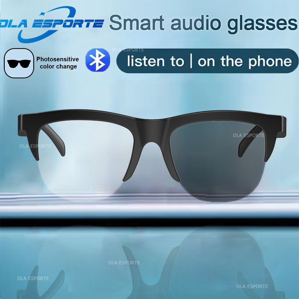 Esports Gamers - 2025 Lichtempfindliche Farbwechsel-Smart-Brille, Bluetooth, Sprachanrufe, Steuerung