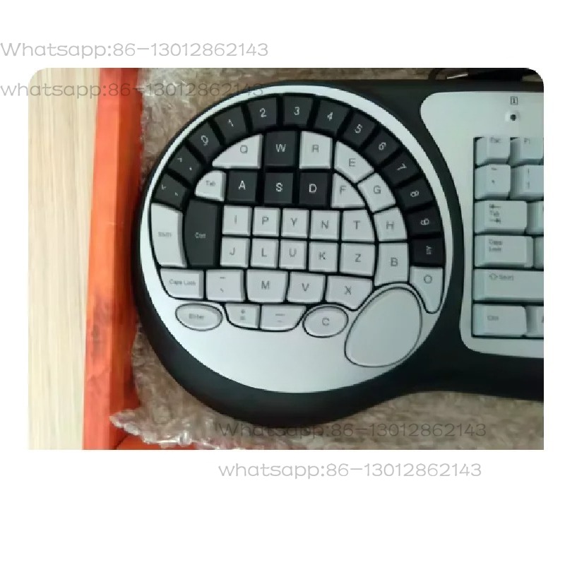 Esports Gaming Competition - Geschwungene Ergonomische Einhand-Gaming-Tastatur, Spezielles Tastenlayout für